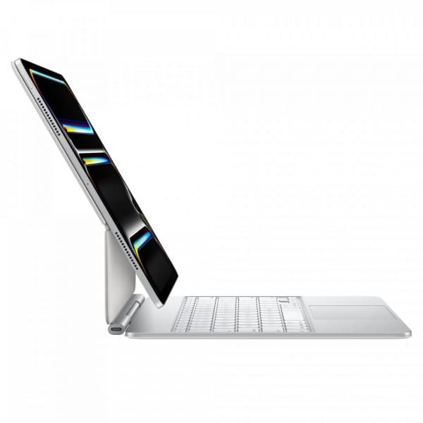Apple Magic Keyboard 13" iPad Prolle (M4) -näppäimistö ja suoja, valkoinen (MWR43)