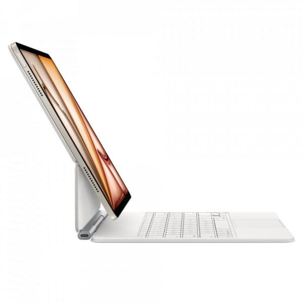 Apple Magic Keyboard 13" för iPad Air (M3) tangentbord och skydd, vit (MDFW4)