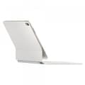Pikkukuva 5 / 5: Apple Magic Keyboard 11" iPad Airille (M3) näppäimistö ja suoja, valkoinen (MDFV4)