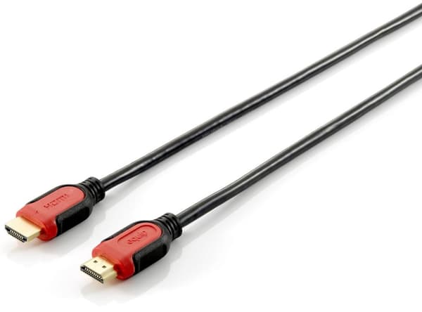 Udstyr - 1.4 High Speed ​​​​HDMI kabel - 2 m - Sort/Rød
