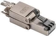 DIGITUS - Netværksstik - RJ-45 (M) - STP - CAT 8.1 - IEEE 802.3af/IEEE 802.3at/IEEE 802.3bt - Sort