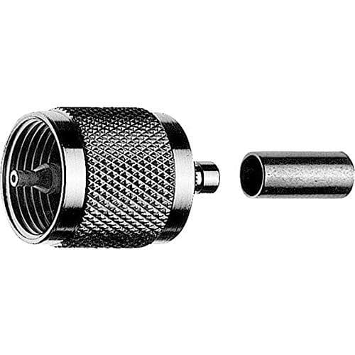 Telegärtner J01040A000 J01040A0000 UHF-stik, lige 50Ω 1 stk.