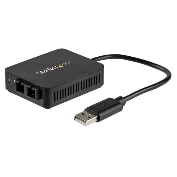 StarTech USB 2.0 - kuituoptinen muunnin - 100BaseFX SC - USB 2.0 - Ethernet -verkkosovitin - 2 km MM - Windows / Mac / Linux - Verkkosovitin - USB 2.0