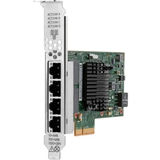 Hewlett Packard Enterprise Broadcom BCM5719 - Nätverksadapter - PCIe 2.0 x4 - Gigabit Ethernet x 4 - för Apollo 4200 Gen10, ProLiant DL20 Gen10, DL325