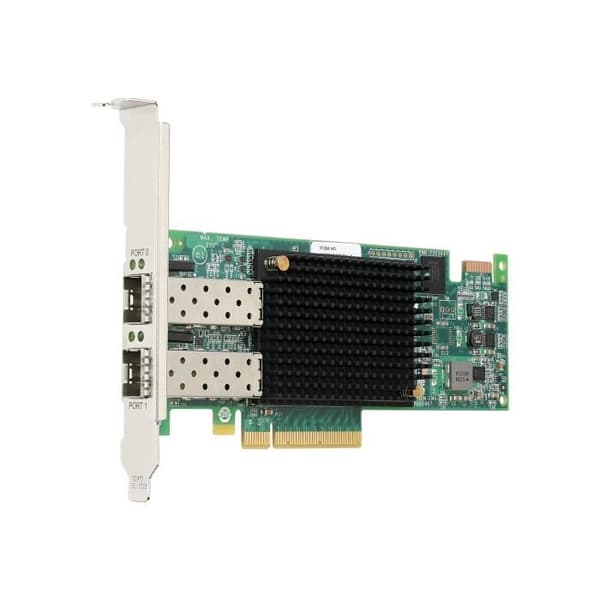 IMSourcing Emulex LPe16002B-M6 Gen 5 (16Gb), dual-port HBA PCIe 3.0 x8 låg profil 16Gb Fibre Channel Gen…