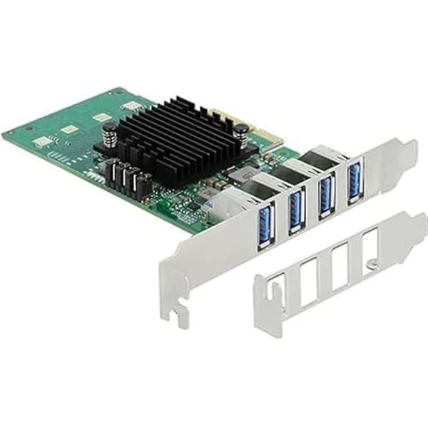 PCI Express-kort - DeLOCK - 89048 - 4 portar USB 3.0 - Quad Channel - 5 Gbps