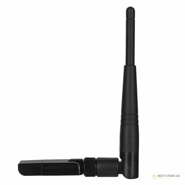 Lanberg N150 NC-0150-WE nätverkskort (USB 2.0, WiFi-antennkontakt)