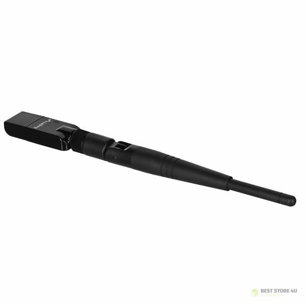 Lanberg N150 NC-0150-WE nätverkskort (USB 2.0, WiFi-antennkontakt)