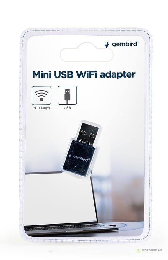 GEMBIRD TRÅDLÖST MINI USB WIFI-NÄTVERKSKORT 300 MBPS