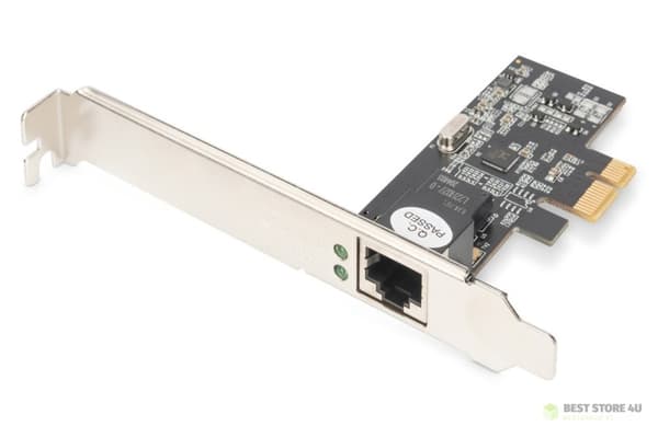 DIGITUS LANGALLINEN VERKKOKORTTI PCI EXPRESS 1X RJ45 2.5 GIGABIT ETHERNET 2500MBPS DN-10135