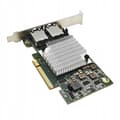 Miniatyrbild 5 av 8: NÄTVERKSKORT Dubbelt RJ45 10 GB PCI Express LÅG Snabbt Internet