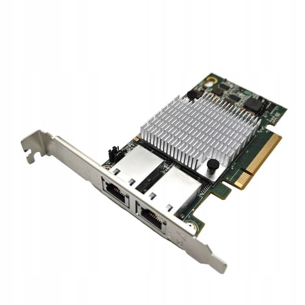 NÄTVERKSKORT Dubbelt RJ45 10 GB PCI Express LÅG Snabbt Internet