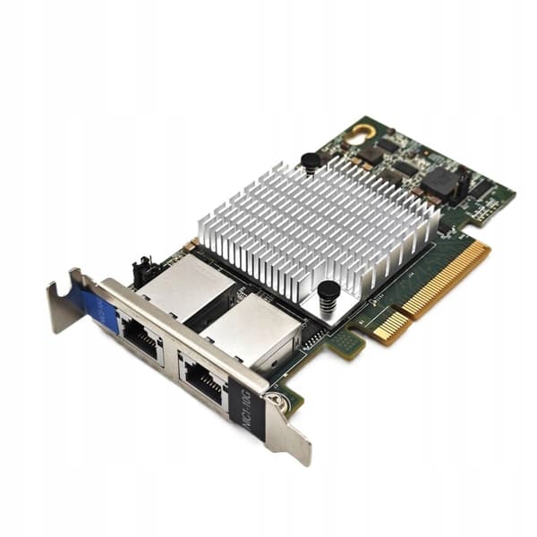 NÄTVERKSKORT Dubbelt RJ45 10 GB PCI Express LÅG Snabbt Internet