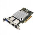Miniatyrbild 1 av 8: NÄTVERKSKORT Dubbelt RJ45 10 GB PCI Express LÅG Snabbt Internet