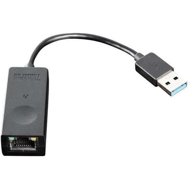 LENOVO nätverksadapter - USB 3.0 Gigabit Ethernet-kort - 1 port - Twisted Pair Svart