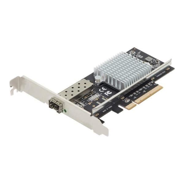 DIGITUS DN-10161 PCIe 3.0 x8 Low Profile 10 Gigabit SFP+ nätverksadapter x 1