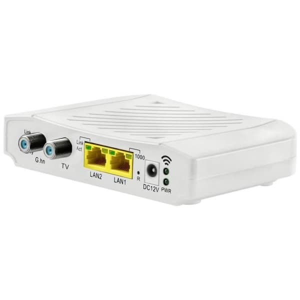 Axing Peer-to-Peer 1800 WLAN Ethernet via koaxial IP-matning