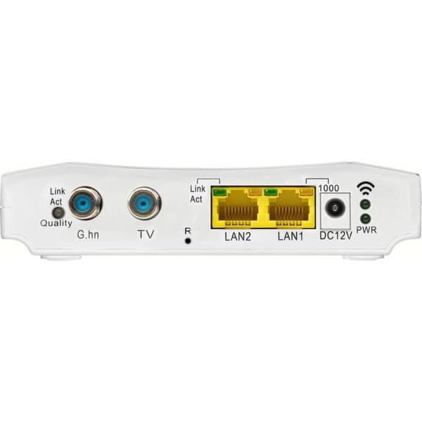 Axing Peer-to-Peer 1800 WLAN Ethernet via koaxial IP-matning