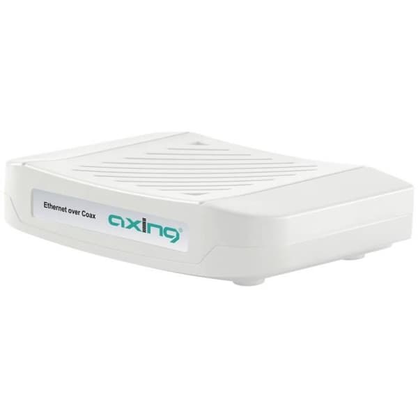 Axing Peer-to-Peer 1800 WLAN Ethernet via koaxial IP-matning