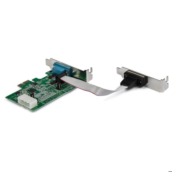 PCI Express seriellt kort med 2 RS232-portar - STARTECH - Windows/Linux-kompatibel - UART 16950