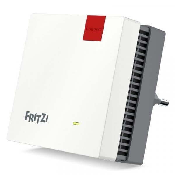 FRITZ!Repeater 1200 AX. Maximal dataöverföringshastighet: 2400 Mbit/s. Antenntyp: Intern. Wi-Fi-standard: Wi-Fi 5