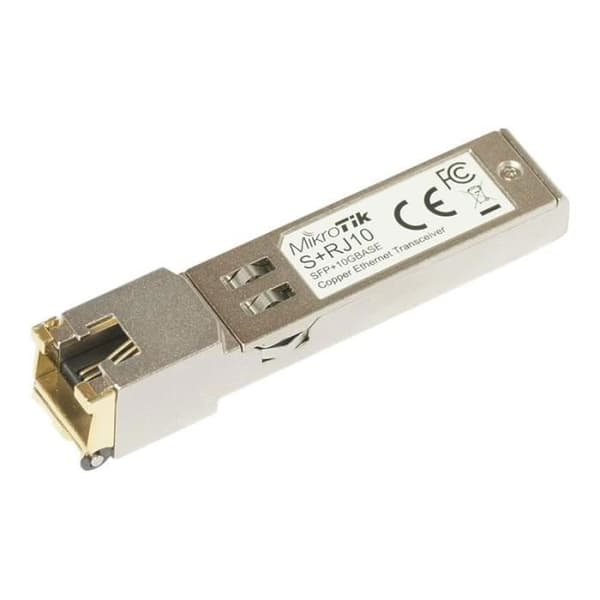 MikroTik S+RJ10 SFP+ sändarmodul - 10 GigE, 5 GigE, 2,5 GigE - RJ-45