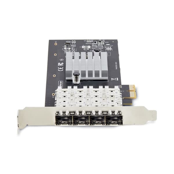Nätverkskort - StarTech.com - I350-AM4 - 4 SFP-portar - PCIe 2.0 x2 - 1Gbps per port