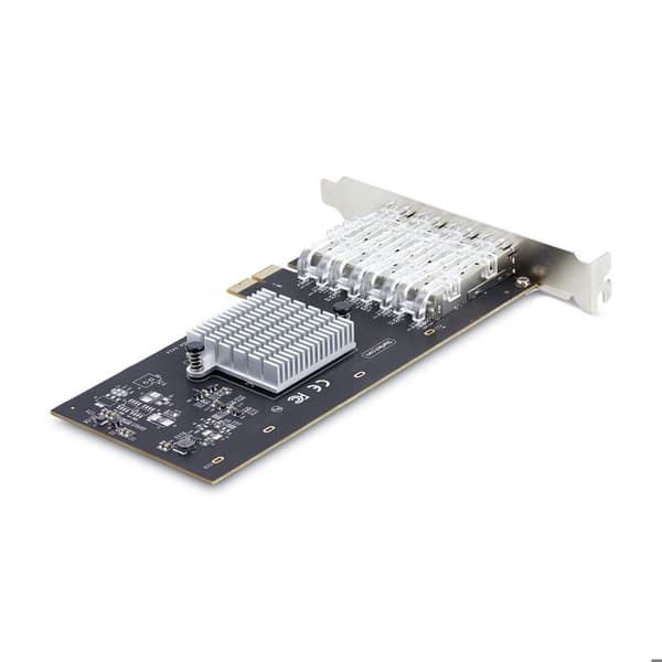 Nätverkskort - StarTech.com - I350-AM4 - 4 SFP-portar - PCIe 2.0 x2 - 1Gbps per port