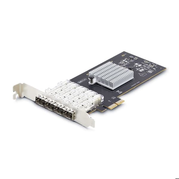 Nätverkskort - StarTech.com - I350-AM4 - 4 SFP-portar - PCIe 2.0 x2 - 1Gbps per port