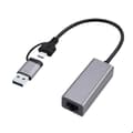 Miniatyrbild 1 av 2: USB-A/C 3.0 nätverkskort till RJ45 Gigabit Gembird