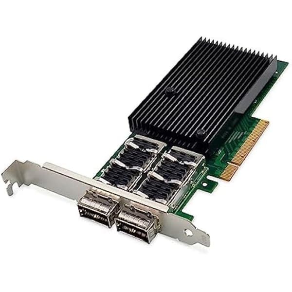 Nätverkskort - DIGITUS - 40 Gigabit Ethernet - 2 portar QSFP+ - PCIe 3.0 - 40000 Mbps
