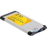 DeLock Express Card till 1x USB 3.0 - Adapter … Svart, Grå
