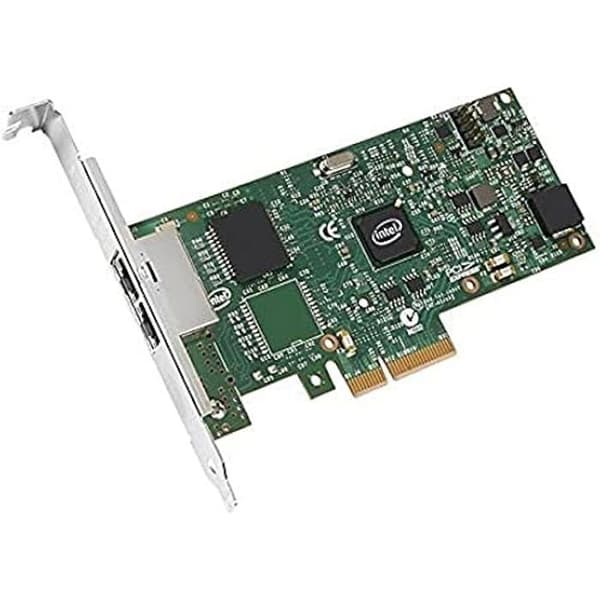 Nätverkskort - Intel - I350T2V2 - Ethernet 1000 Mbit/s - PCIe v2.1 - Grön