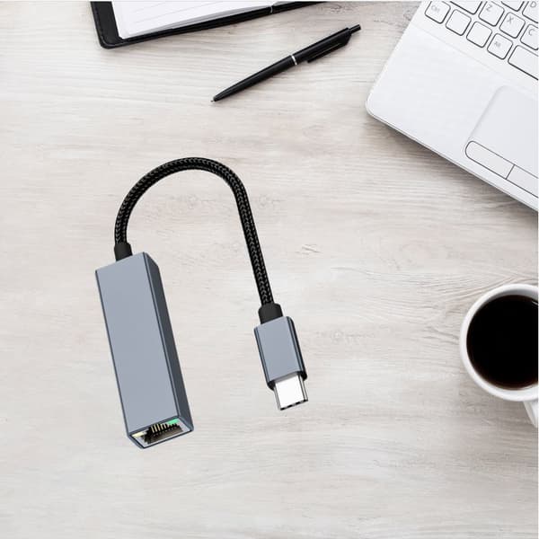 INF DK01 Type-C Gigabit Ethernet -sovitin - Tyylikäs ja nopea