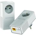 Miniatyrbillede 1 af 3: NETGEAR Pakke med 2 adaptere 2000 Mbit/s - 2 porte 10/100/1000 RJ45 - Med integreret stik PLP2000-100FRS