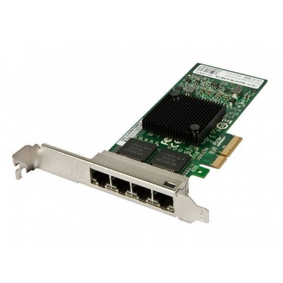 ALLNET ALL0136-4-GB-TX, intern, trådbunden, PCI-E, Ethernet, 1000 Mbps