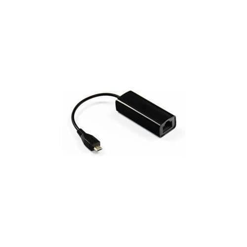 Microconnect USBMICROETHBB Ethernet-nätverkskort (USB MICRO to Ethernet, Svart - Garanti: 25Y) - 5704174197829 Svart