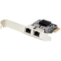 Miniatyrbild 1 av 2: PCIe Nätverkskort - StarTech.com - 2 Ports - 10/100/1000Mbps - Wake-on-LAN - VLAN - Jumbo Frames 9K