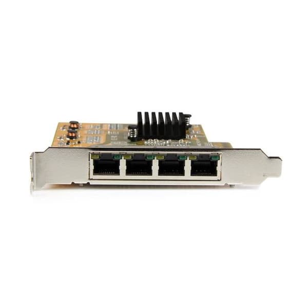 STARTECH 4-portars Gigabit Ethernet PCI Express nätverkskort med Realtek RTL8111G Chipset - PCIe GbE NIC Adapter