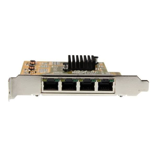 STARTECH 4-portars Gigabit Ethernet PCI Express nätverkskort med Realtek RTL8111G Chipset - PCIe GbE NIC Adapter