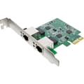 Miniatyrbild 1 av 2: Inline - 51126A - (R) Dubbel Gigabit nätverkskort 2 x RJ45 2,5 GB/s PCIe x1 med lågprofilfäste