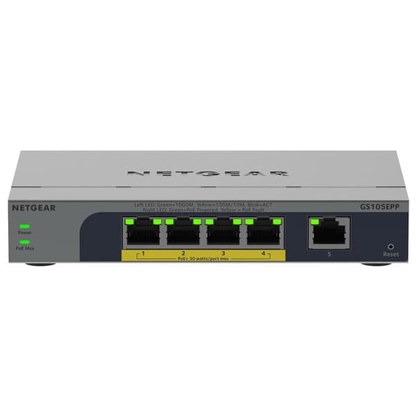 NETGEAR 5PT GB PLUS SWITCH W/ P