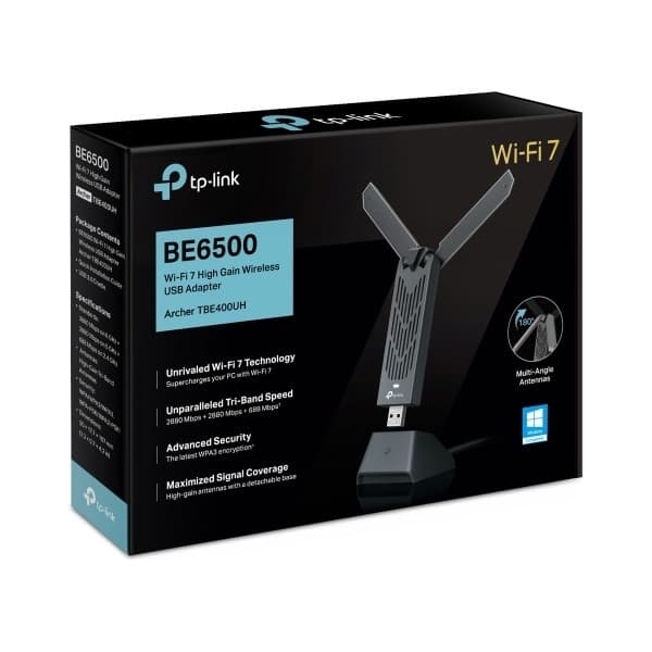 TP-Link Archer TBE400UH Wi-Fi 7 USB-adapter