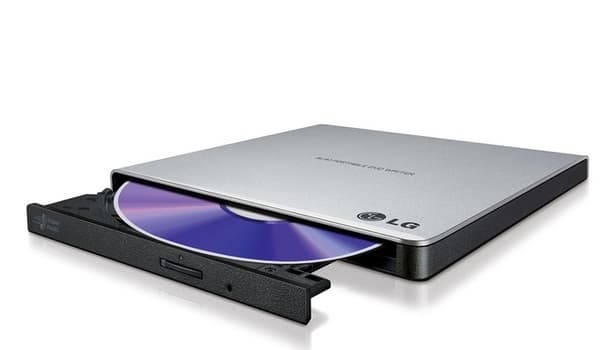 LG GP57ES40 optiska enheter DVD±RW Svart, Silver musta, Hopea