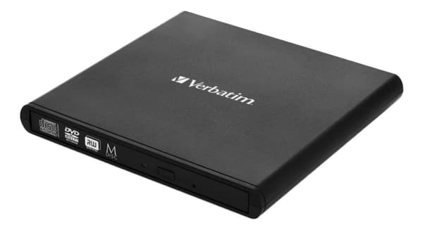Verbatim Mobile DVD ReWriter USB 2.0 black Sort