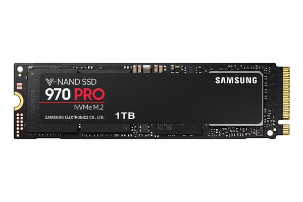 Samsung 970 PRO MZ-V7P1T0BW - Solid state drive - krypterat - 1 TB - inbyggd - M.2 2280 - PCI Express 3.0 x4 (NVMe) - 256 bitars AES - TCG Opal Encryption 2.0