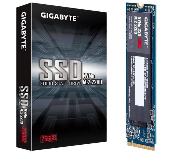 Gigabyte NVMe SSD M.2 256GB PCIE 3.0 x4