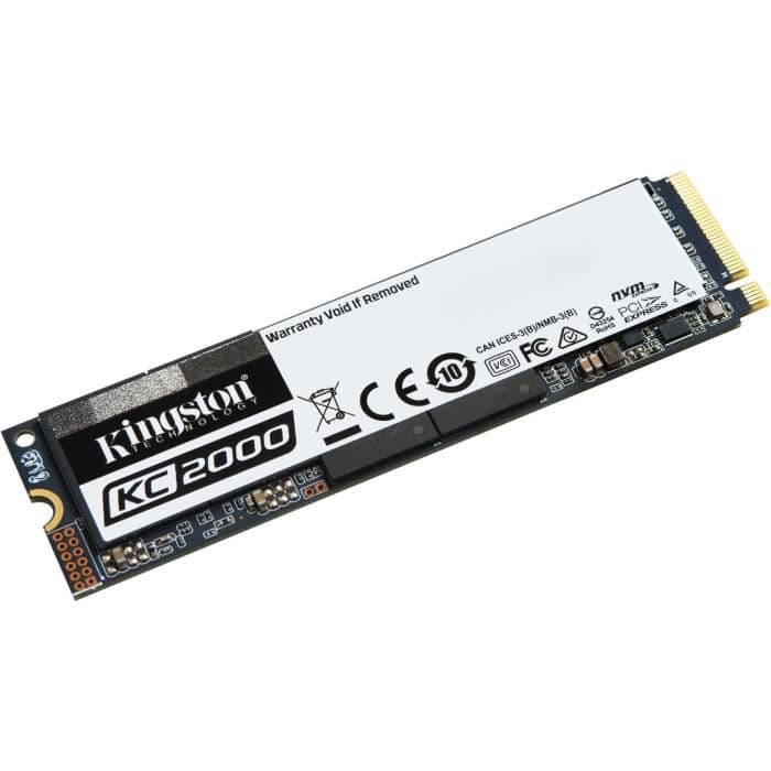 KINGSTON - Intern SSD - KC2000 - 1TB - M.2 (SKC2000M8 / 1000G)