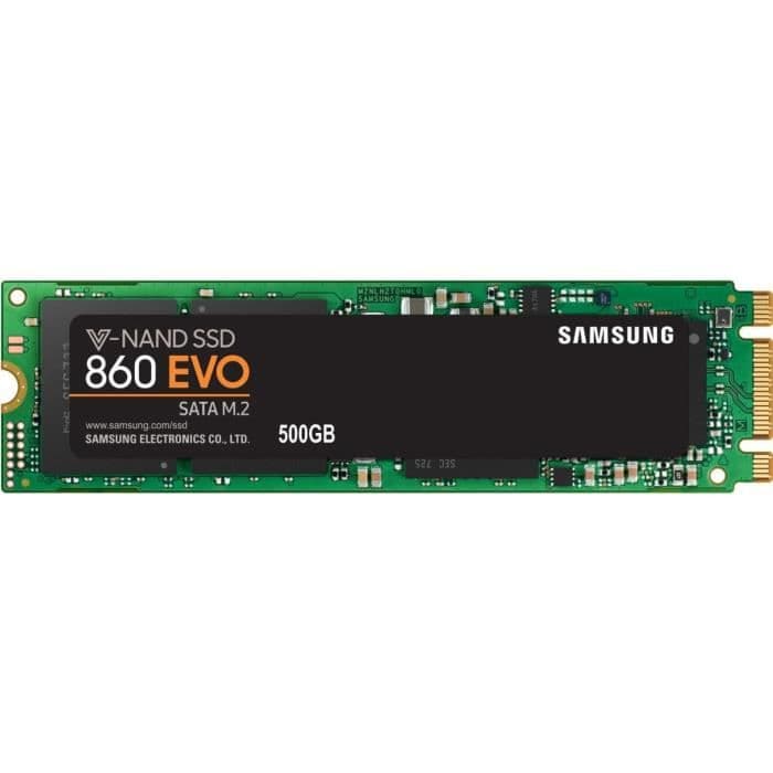 SAMSUNG - Intern SSD - 860 EVO - 500 GB - M.2 (MZ-N6E500BW)
