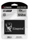 Miniatyrbillede 3 af 3: Kingston 512G SSD KC600 SATA3 2.5"